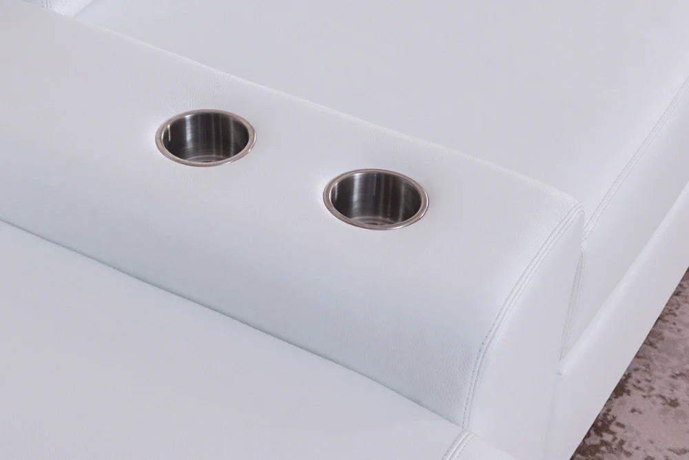 25cm breite Sofa-Armlehne mit 2 Getränkehaltern