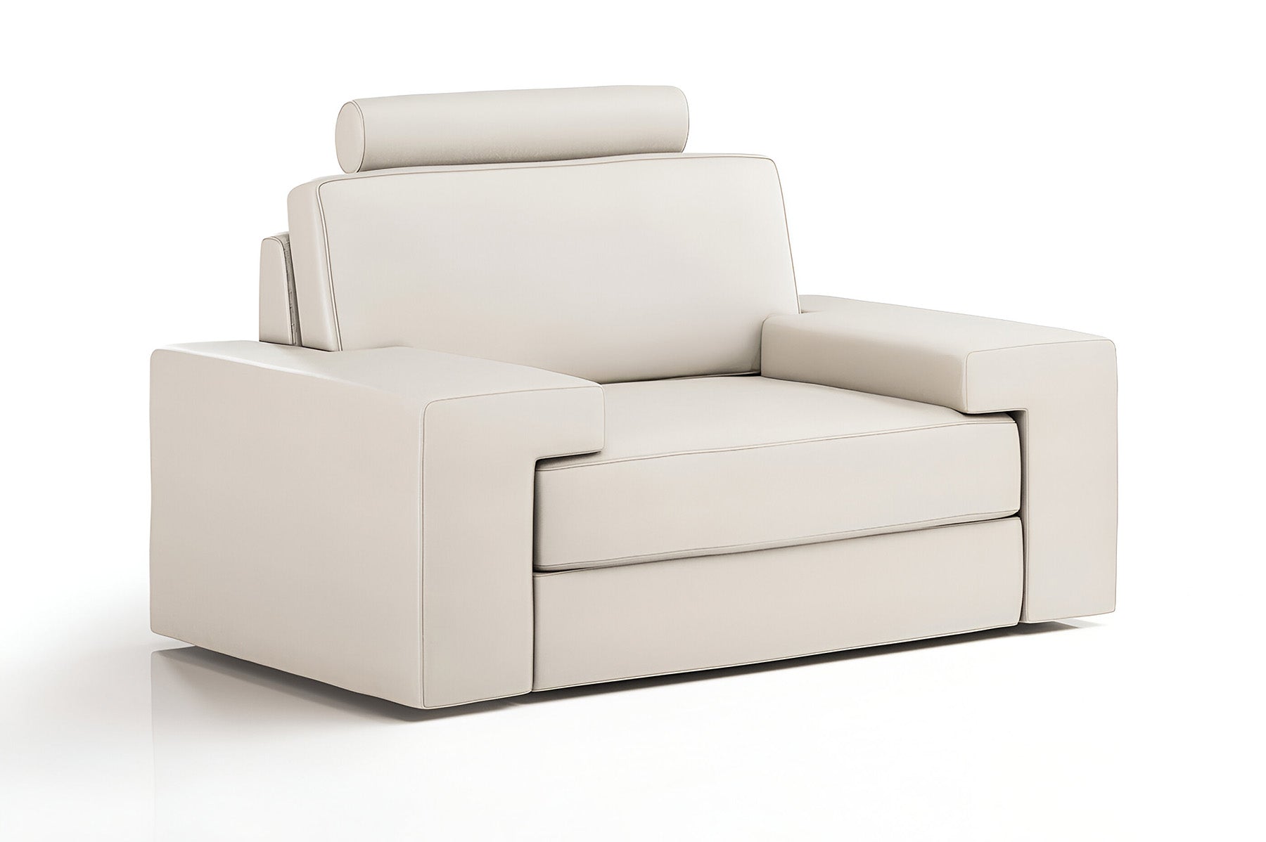 Bruno [S] Ledersessel 124cm