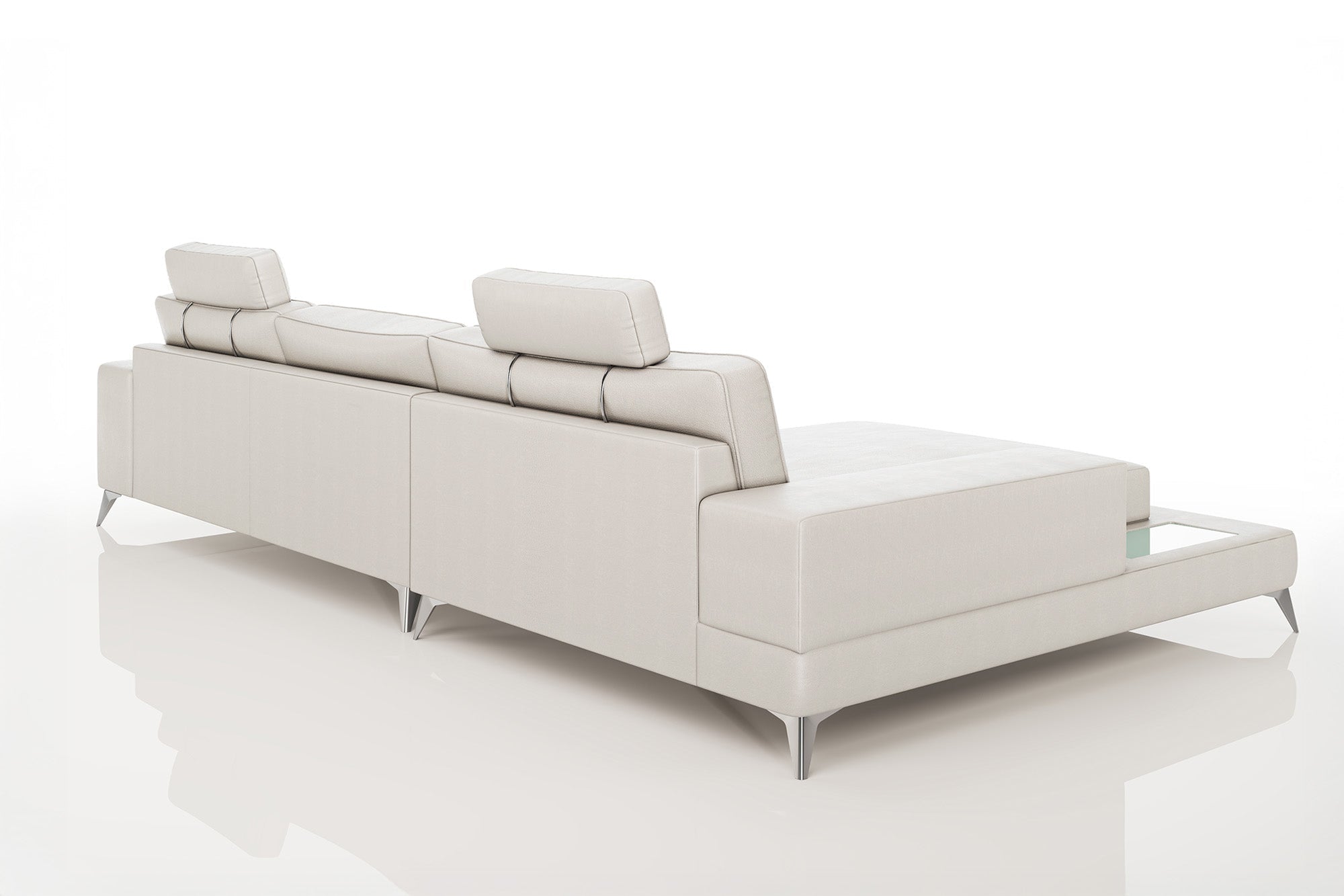 Maximilian III [S] Stoffsofa mit Ottomane