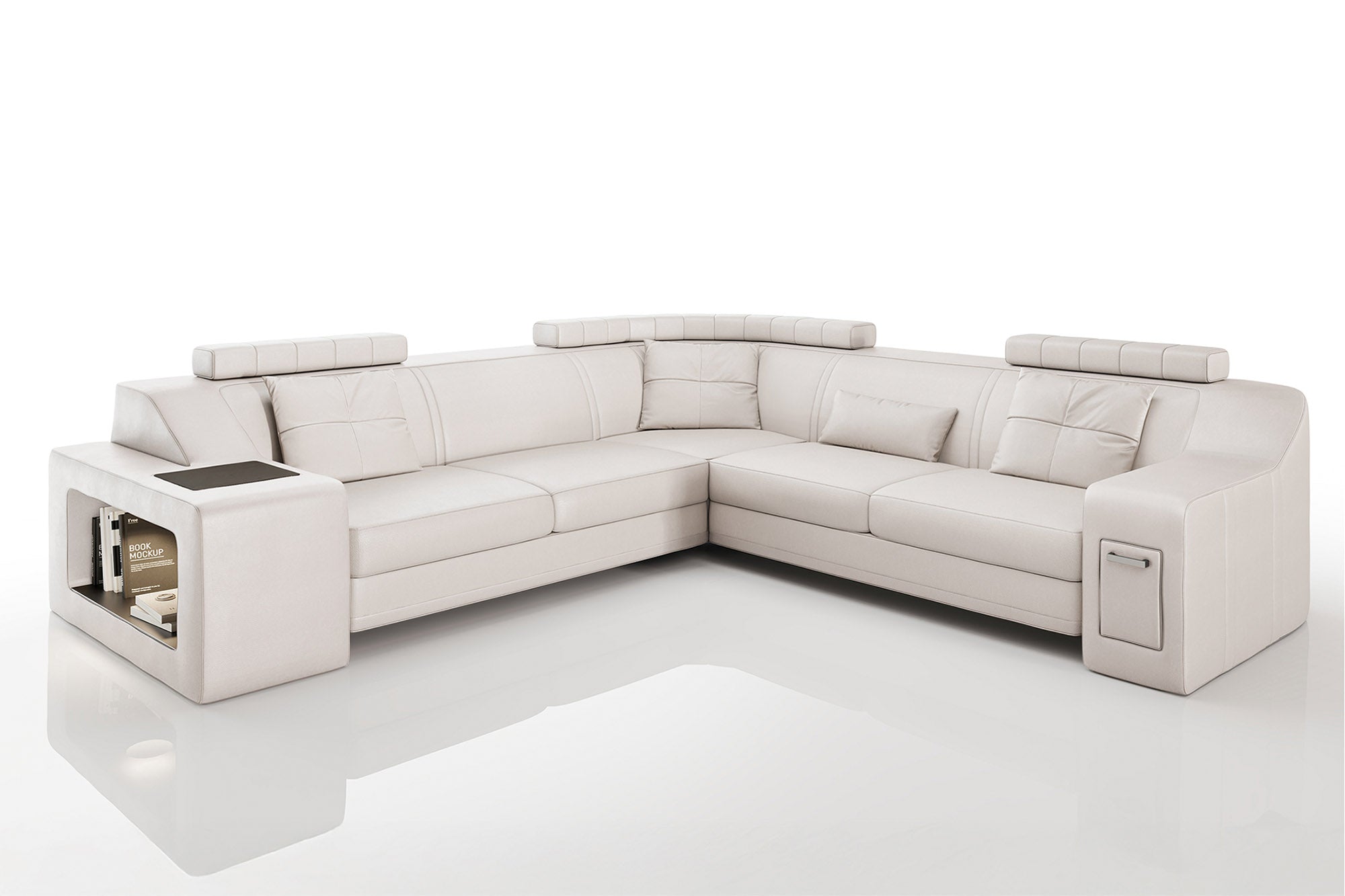 Magnus II [S] Leder Wohnlandschaft L-Form