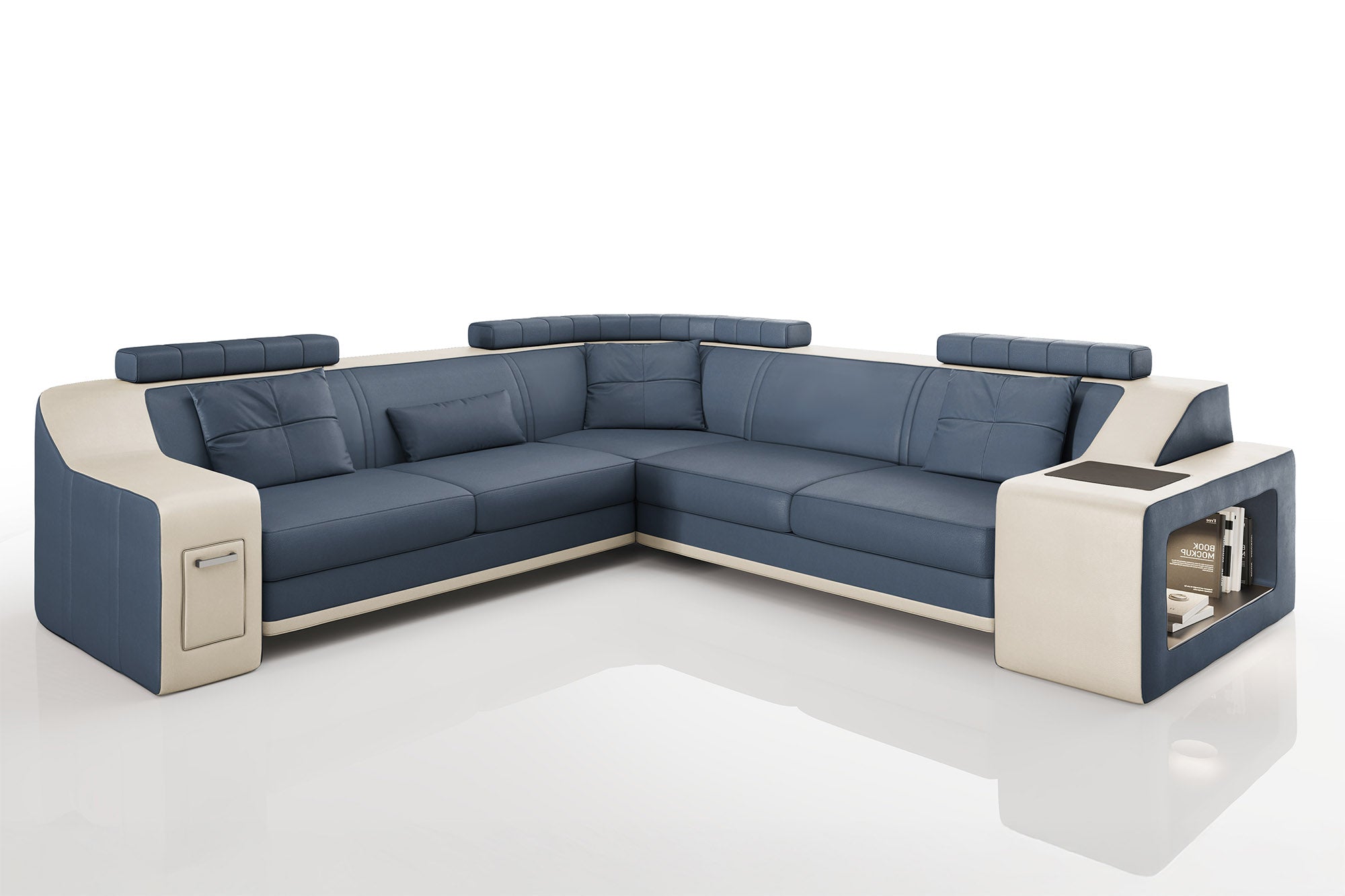 Magnus II [S] Leder Wohnlandschaft L-Form