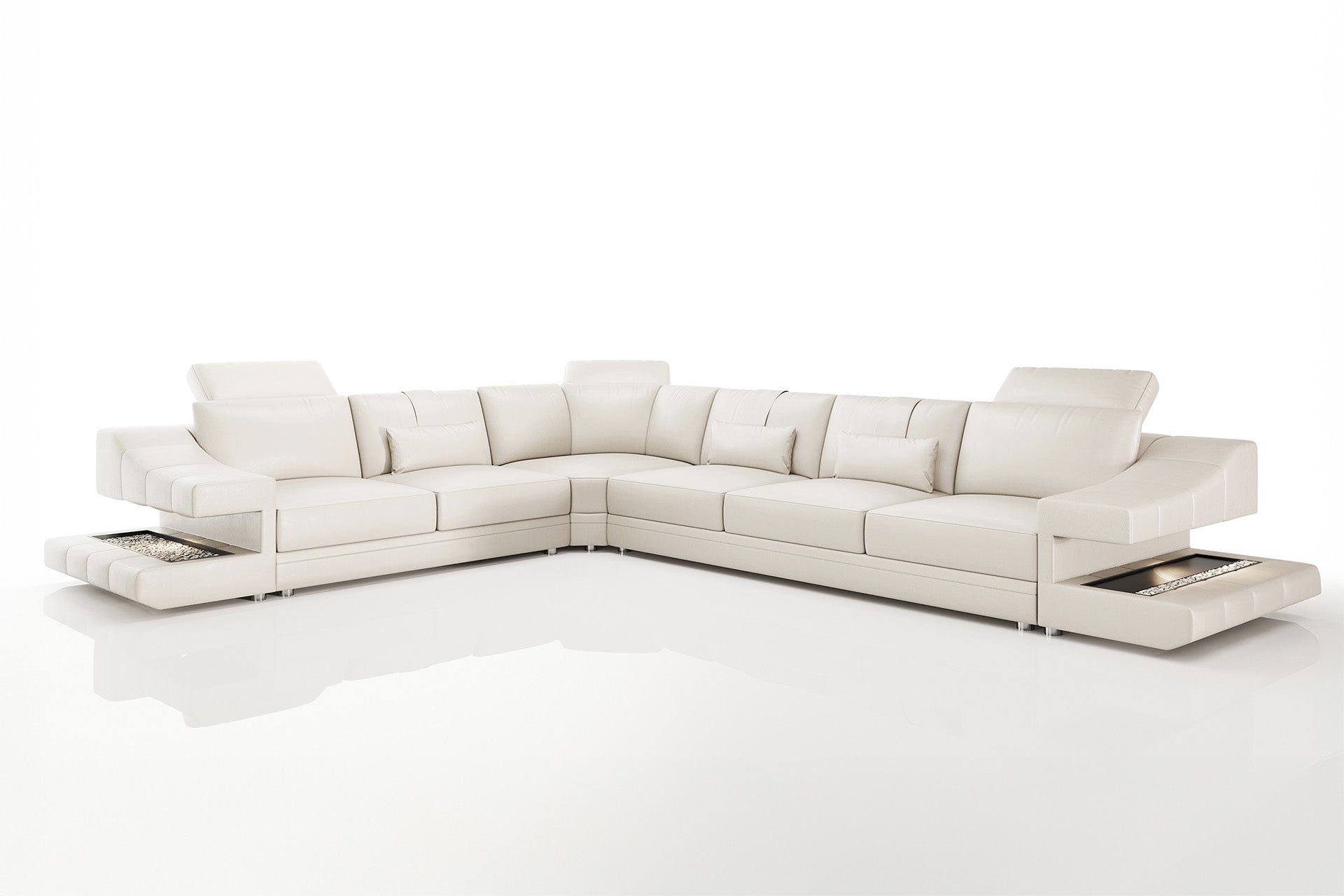 Clara [S] Leder Wohnlandschaft L-Form