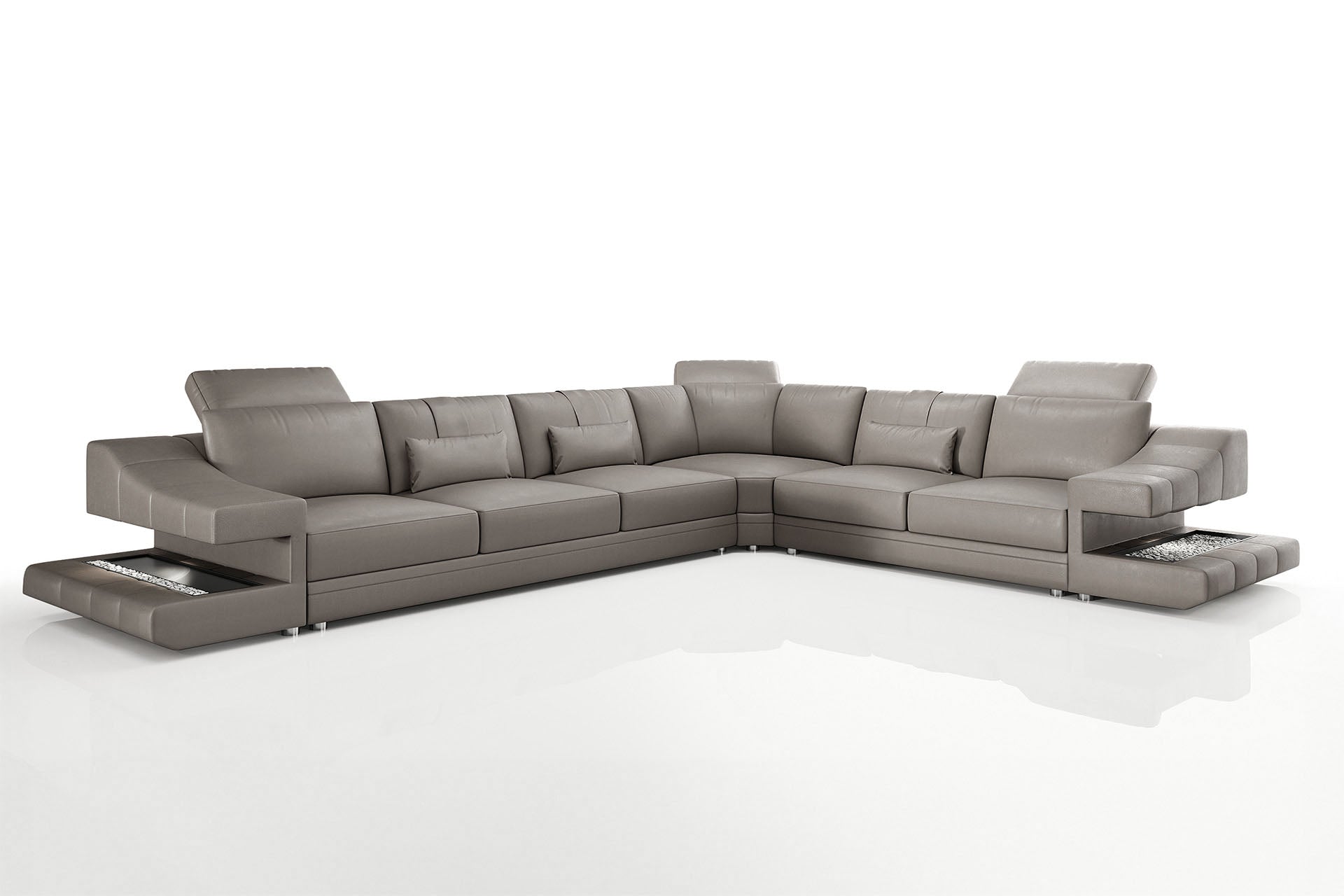 Clara [S] Leder Wohnlandschaft L-Form