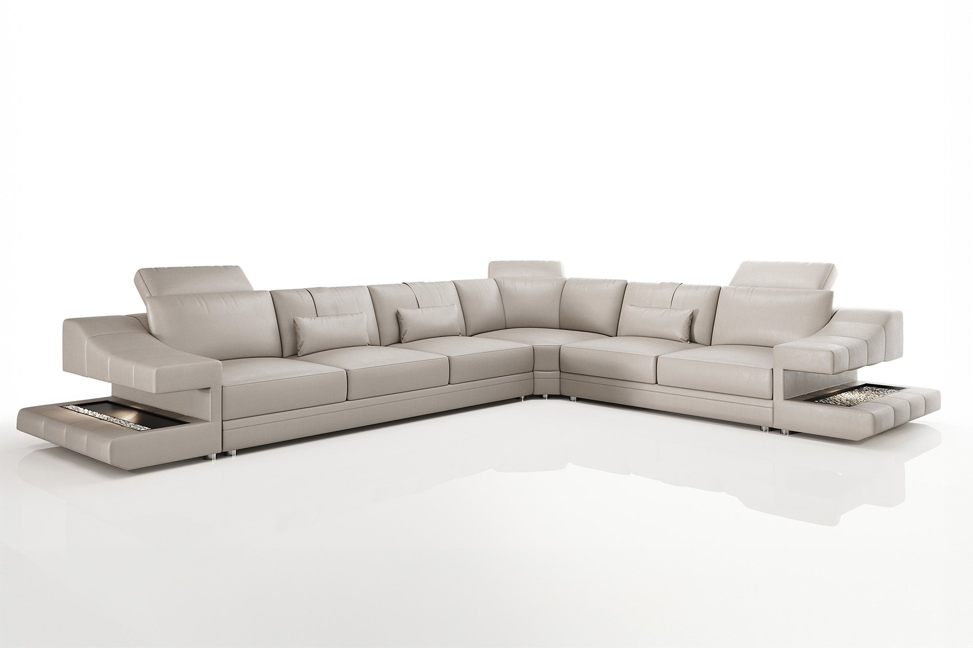 Clara [S] Leder Wohnlandschaft L-Form