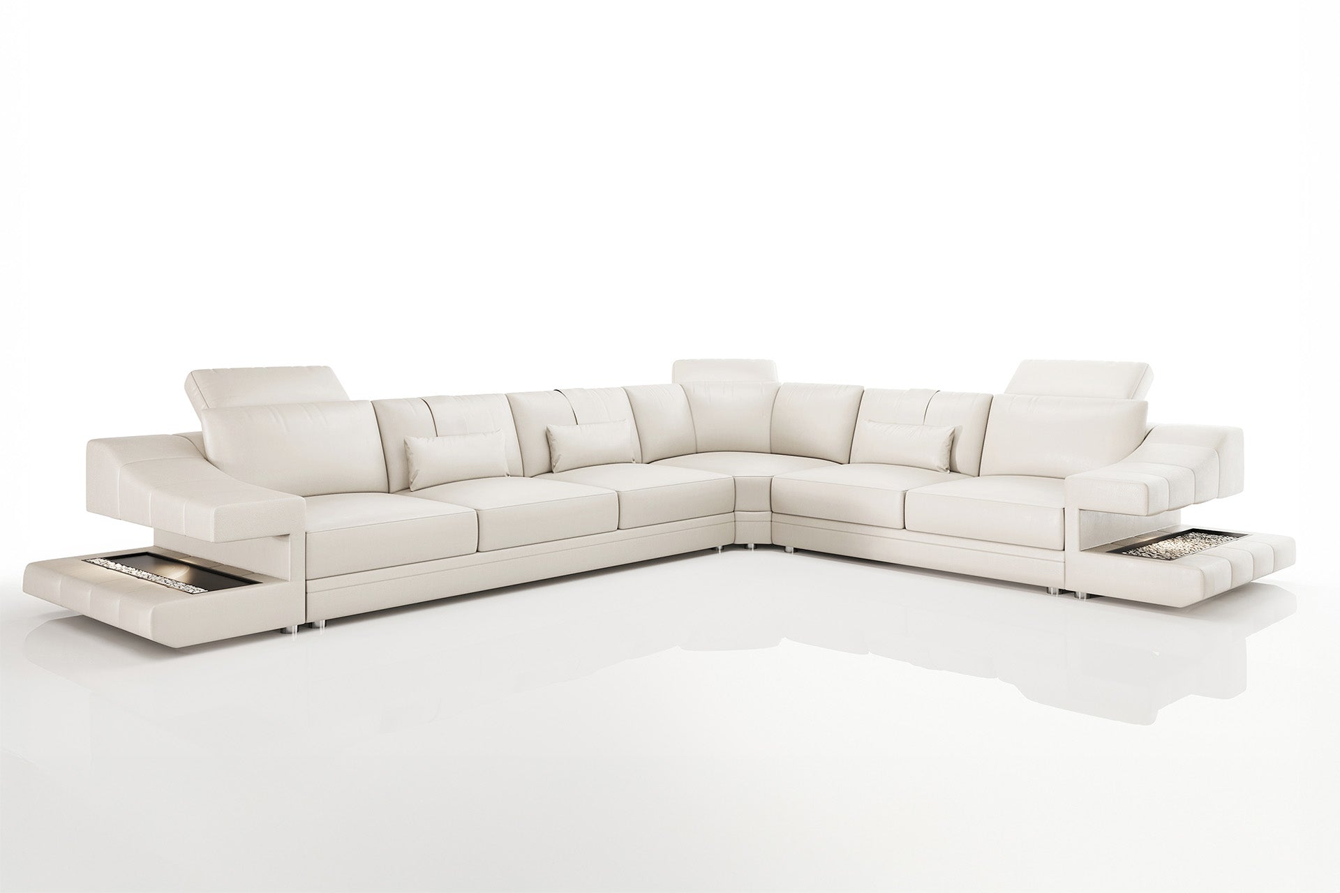 Clara [S] Leder Wohnlandschaft L-Form