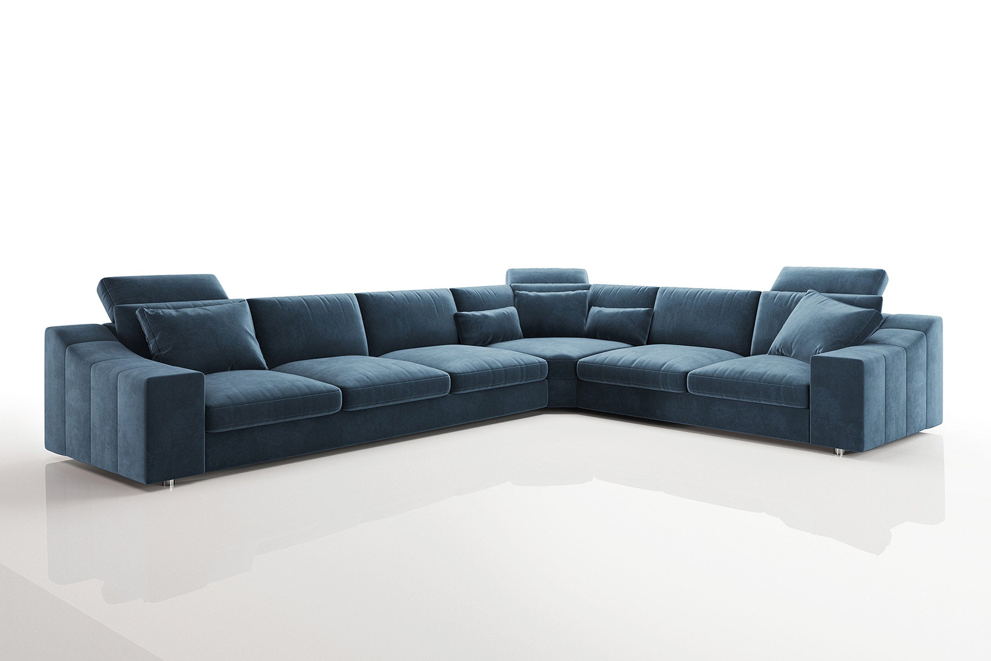 Clara [P] Stoff Ecksofa L-Form