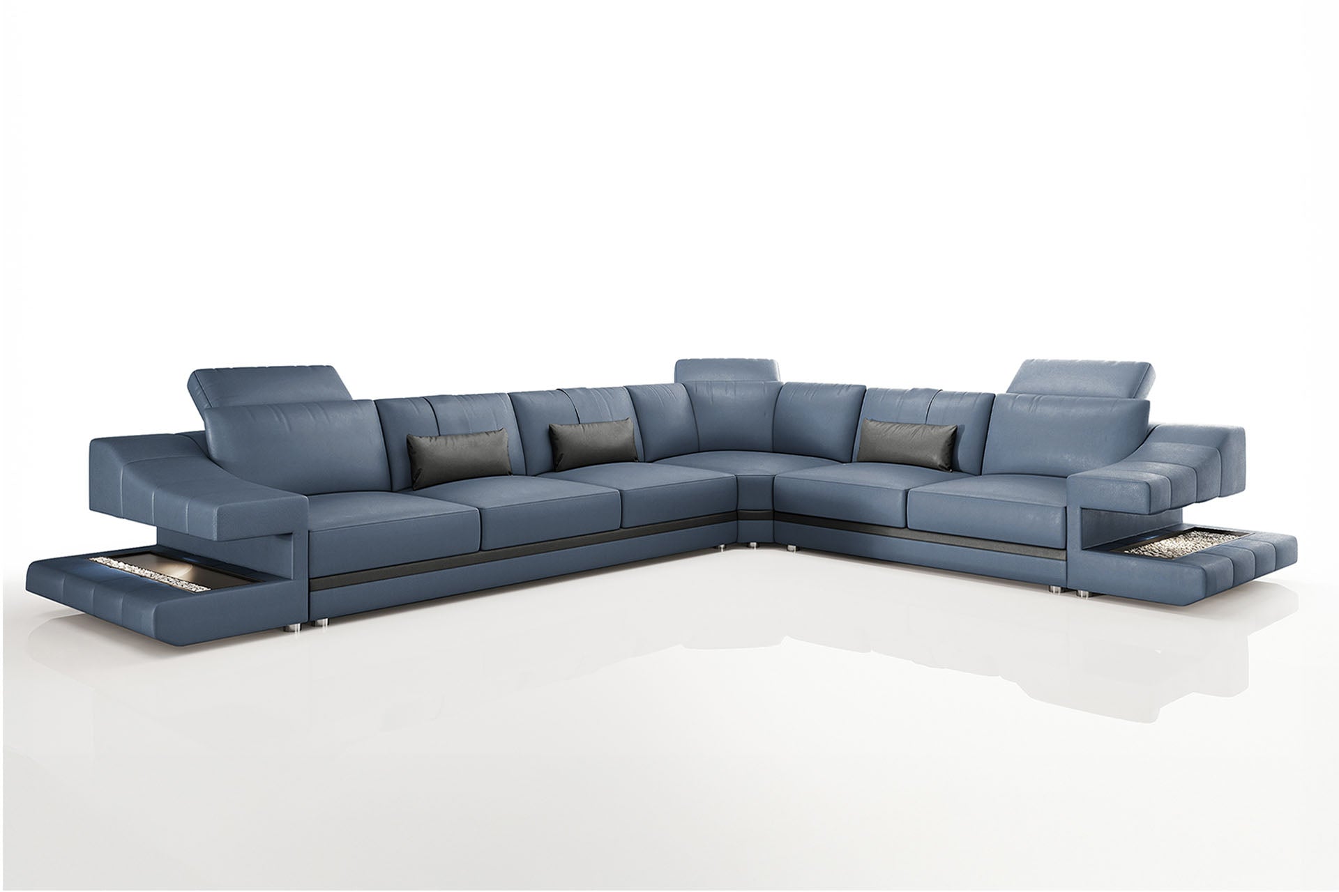 Clara [S] Leder Wohnlandschaft L-Form