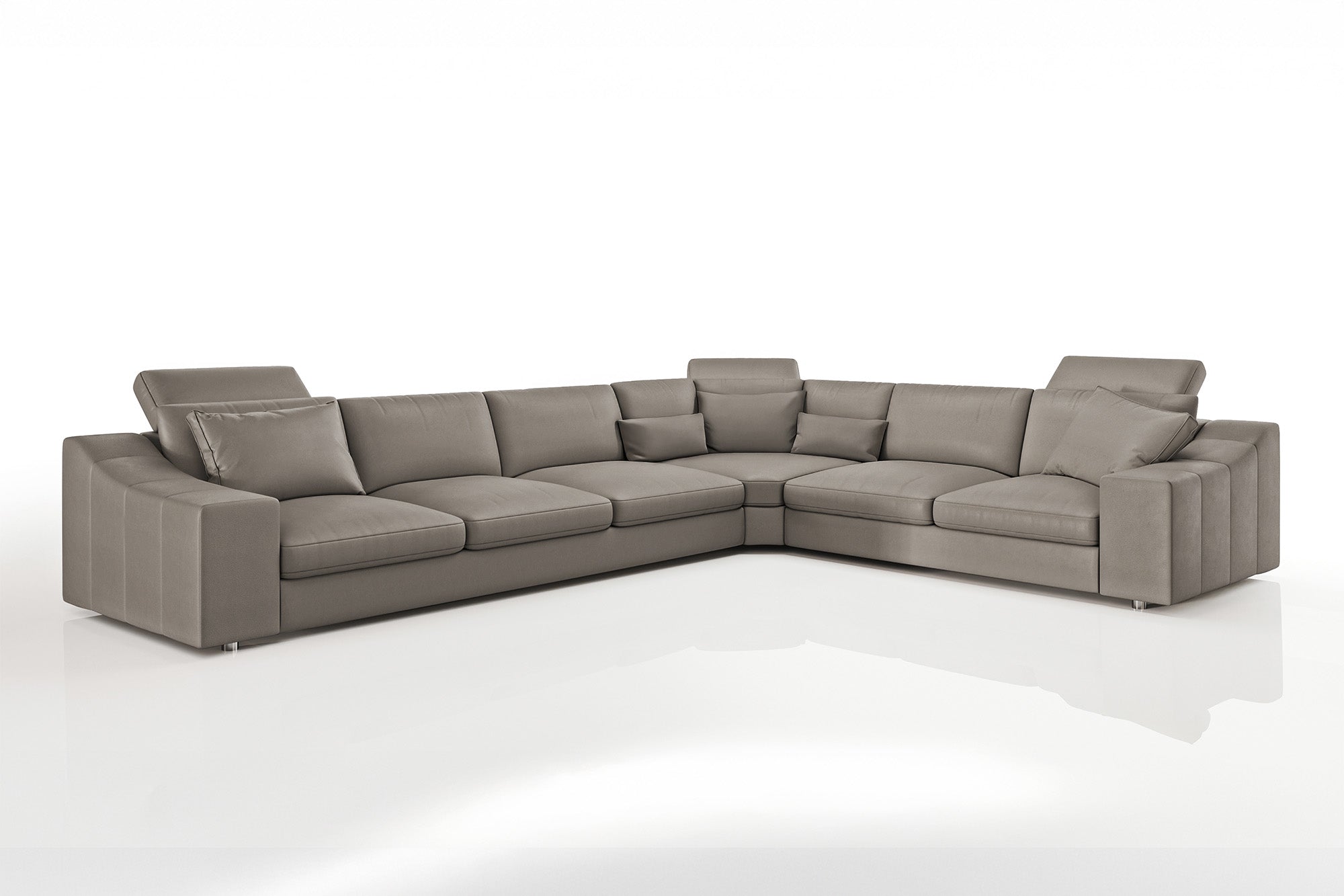 Clara [P] Leder Wohnlandschaft L-Form