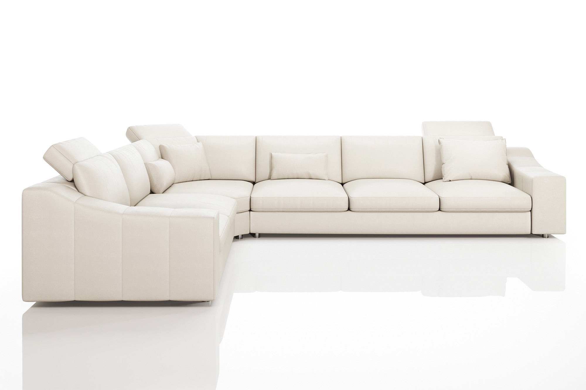 Clara [P] Leder Wohnlandschaft L-Form