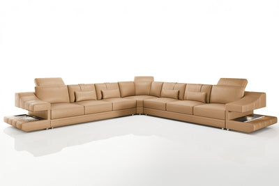 Clara LG [S] Große Leder Wohnlandschaft L-Form