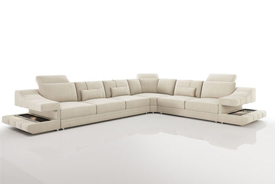 Clara [S] Stoff Ecksofa L-Form