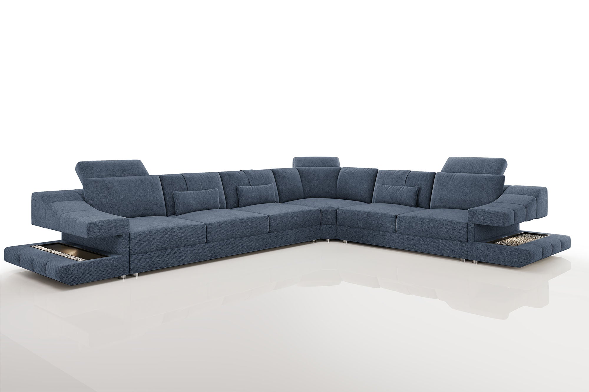 Clara [S] Stoff Ecksofa L-Form