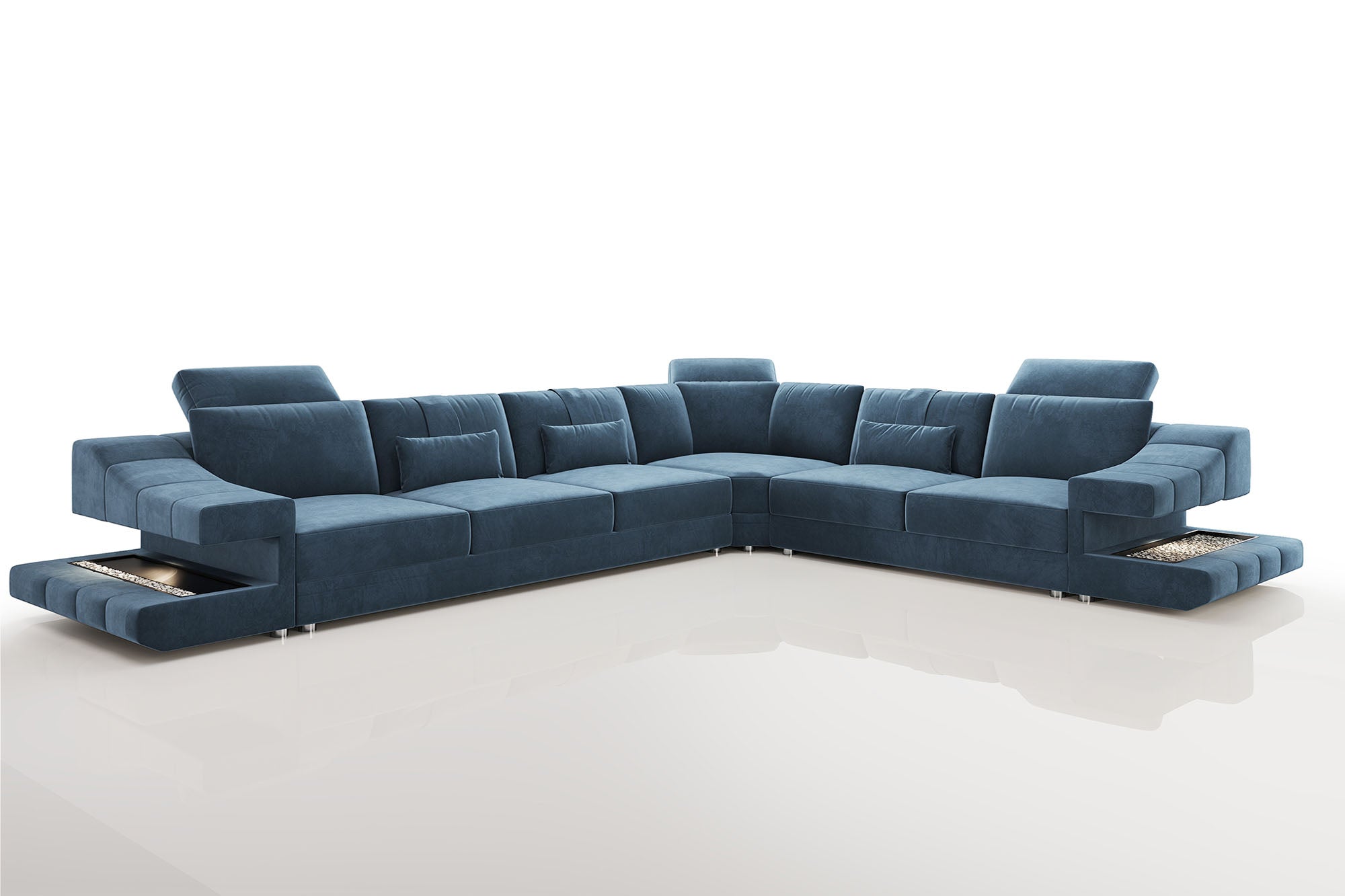 Clara [S] Stoff Ecksofa L-Form