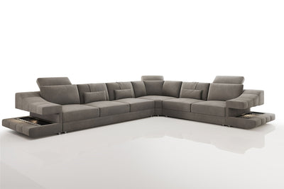 Clara [S] Stoff Ecksofa L-Form