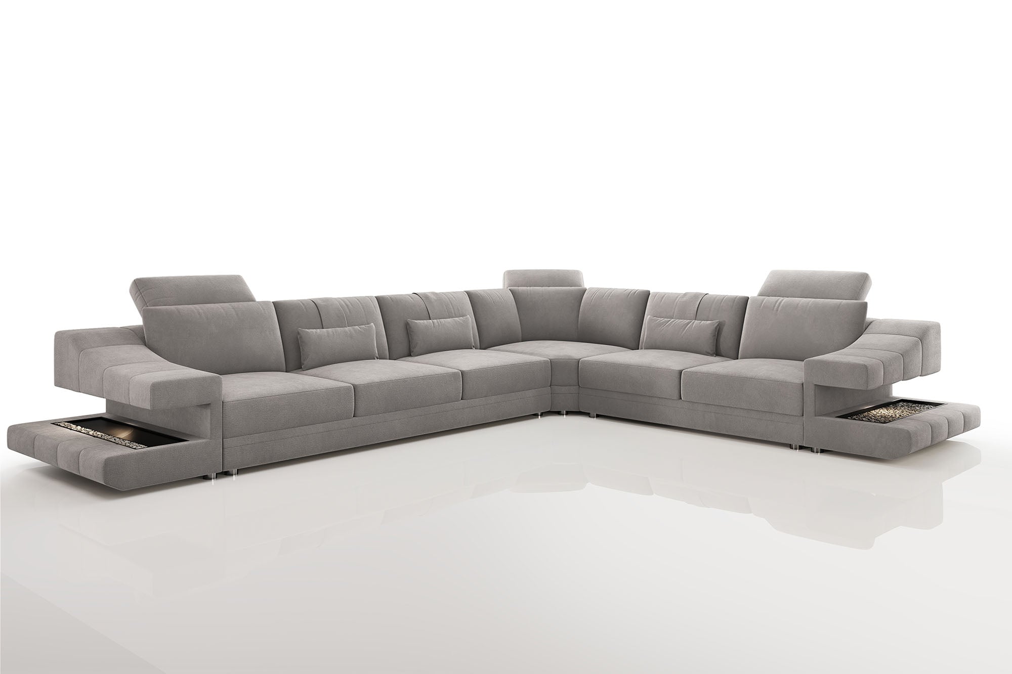 Clara [S] Stoff Ecksofa L-Form