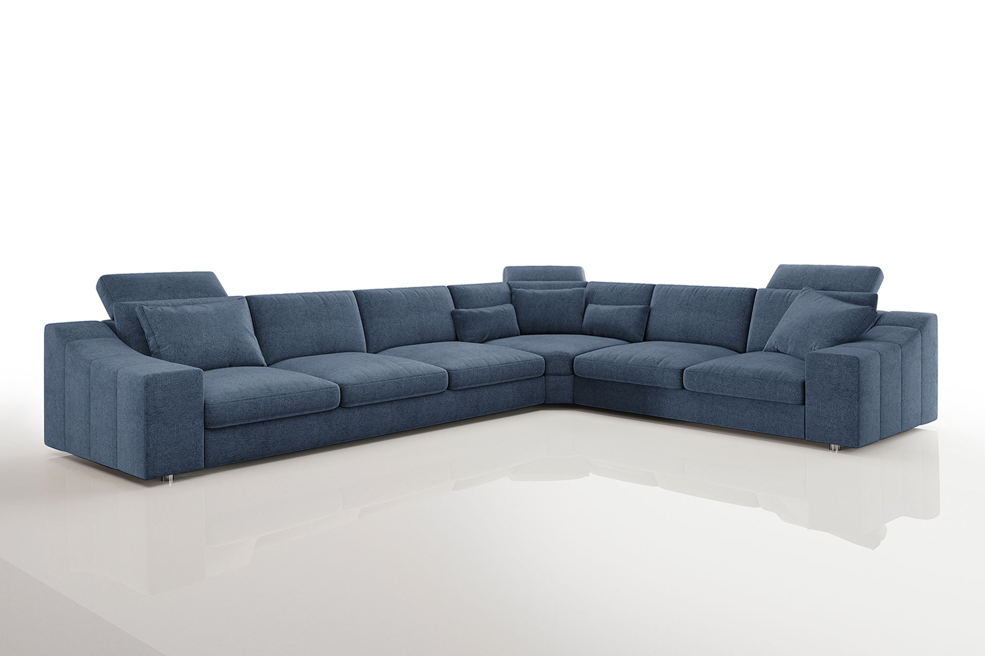Clara [P] Stoff Ecksofa L-Form