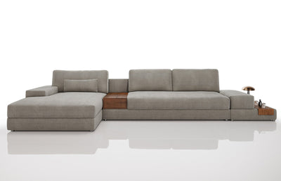 Luca [P] Stoffsofa mit Ottomane