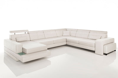 Oskar [S] Leder Wohnlandschaft U-Ottomane