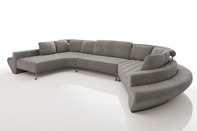Carlo [S] Runde Stoff Wohnlandschaft