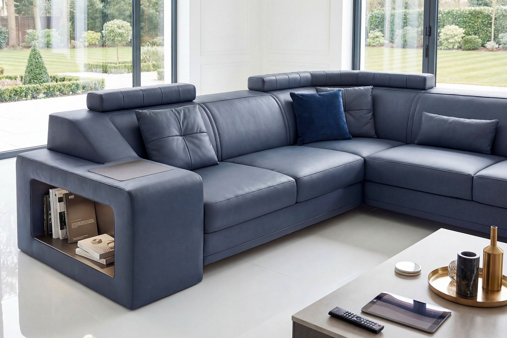 Magnus II [S] Leder Wohnlandschaft L-Form