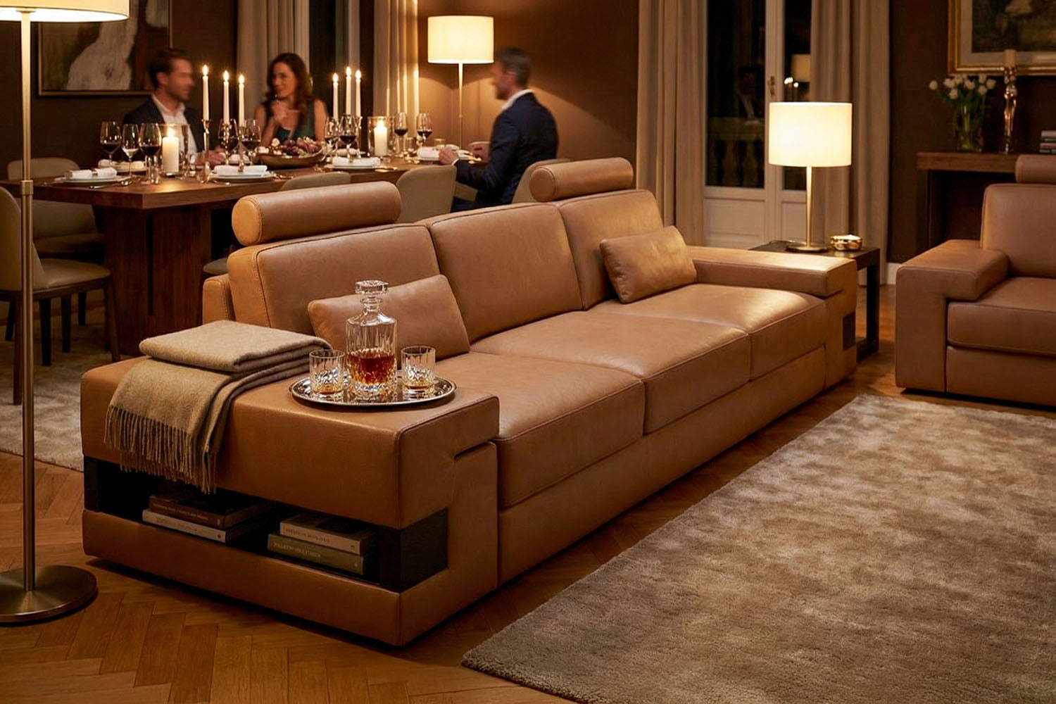 Bruno [S] Ledersofa 3-Sitzer
