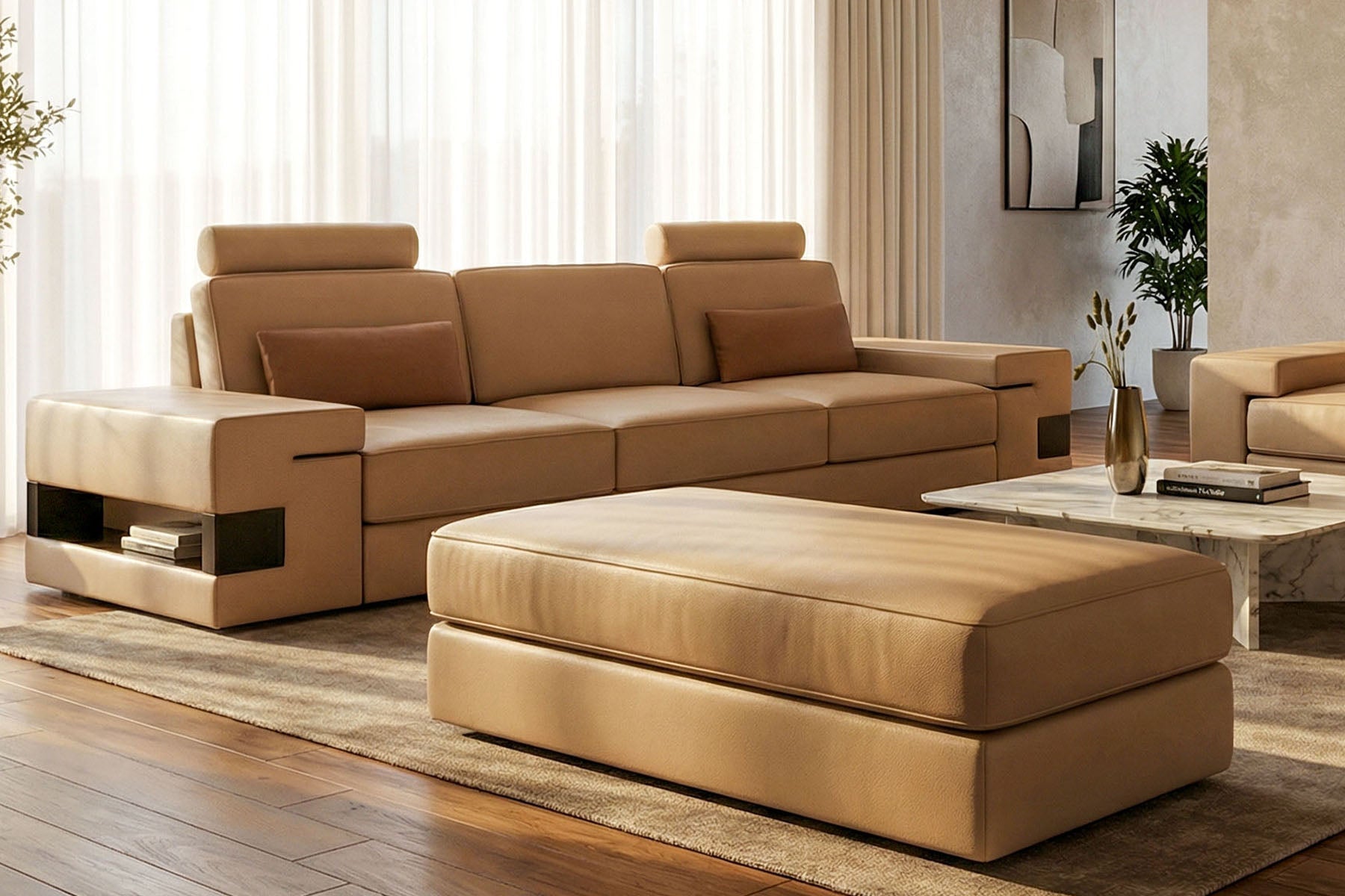 Bruno [S] Ledersofa 3-Sitzer
