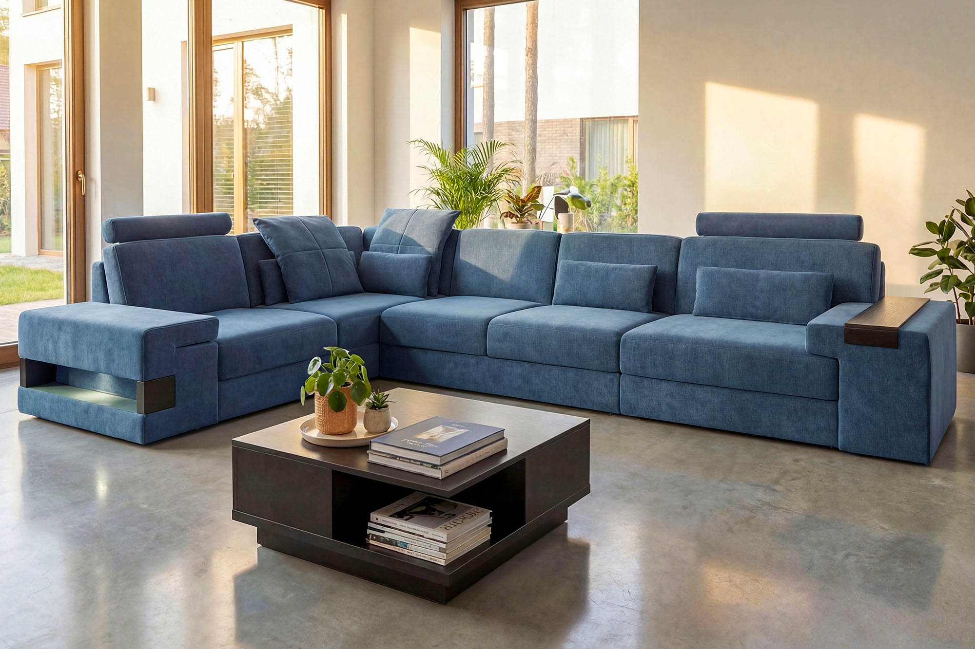 Bruno II [S] Stoff Wohnlandschaft L-Form