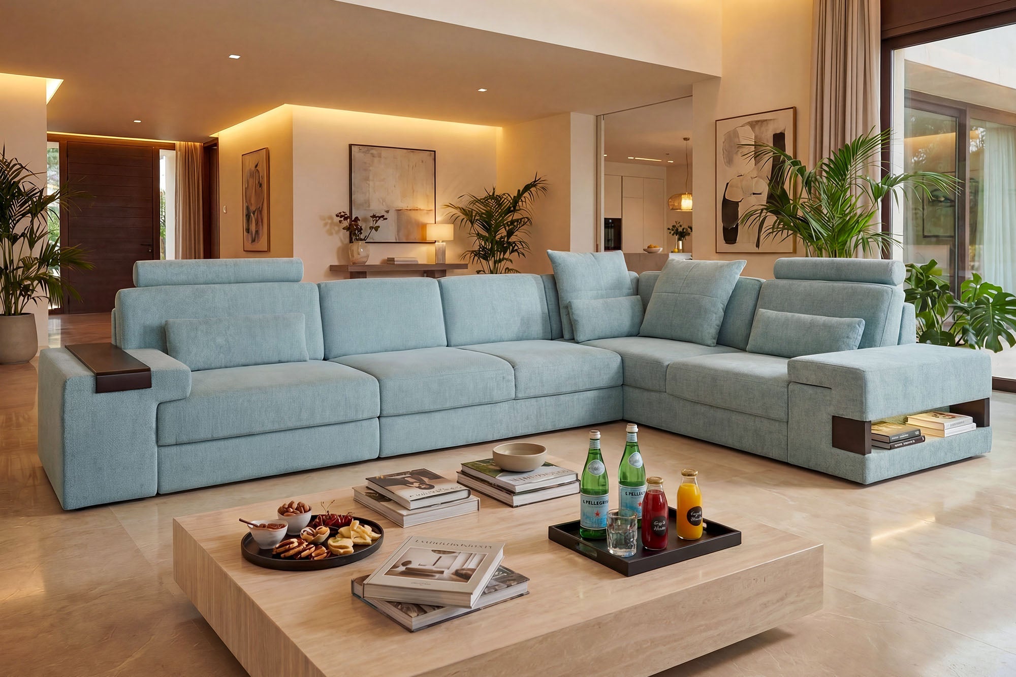 Bruno II [S] Stoff Wohnlandschaft L-Form