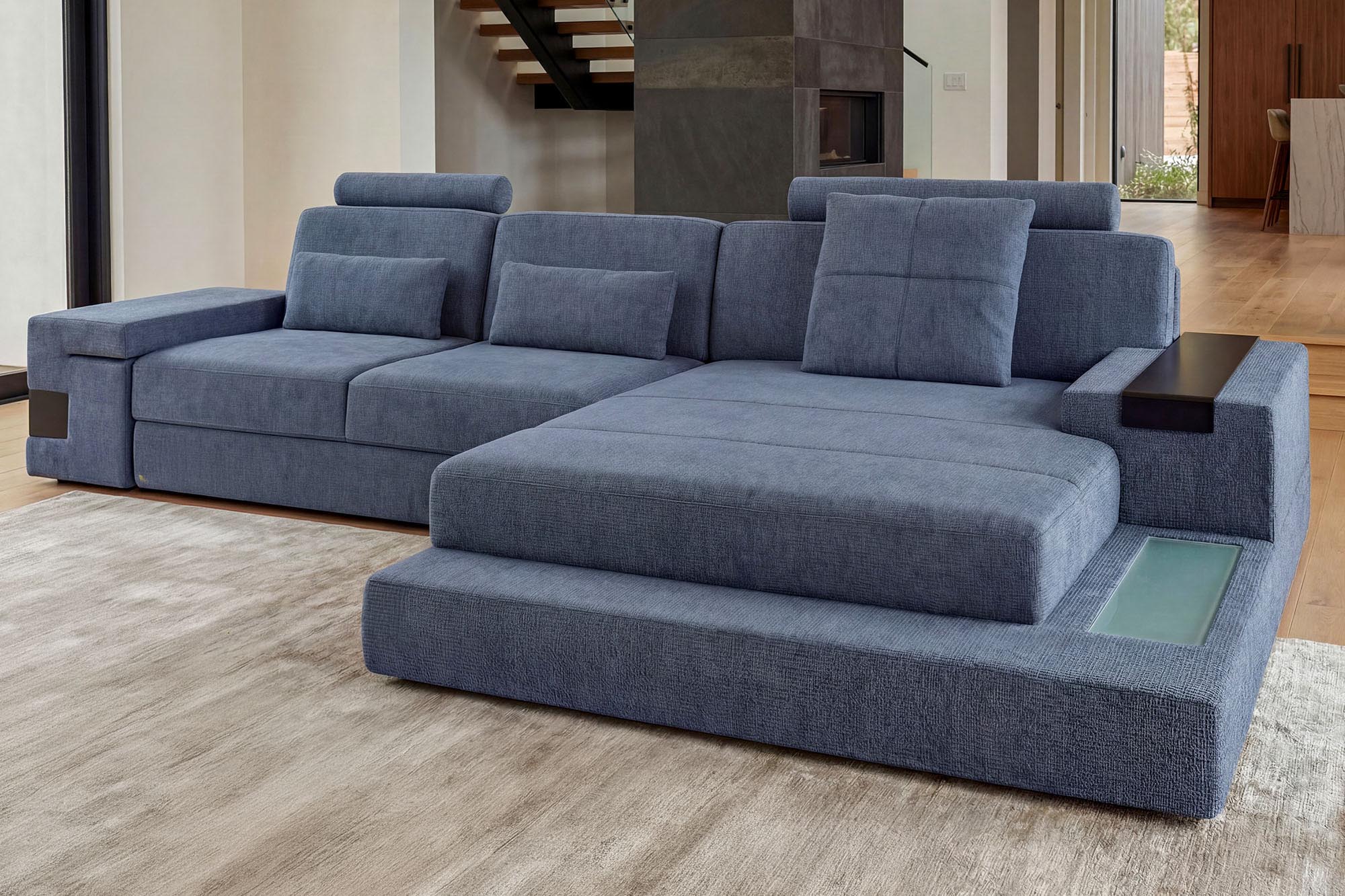 Bruno III [S] Stoffsofa mit Ottomane