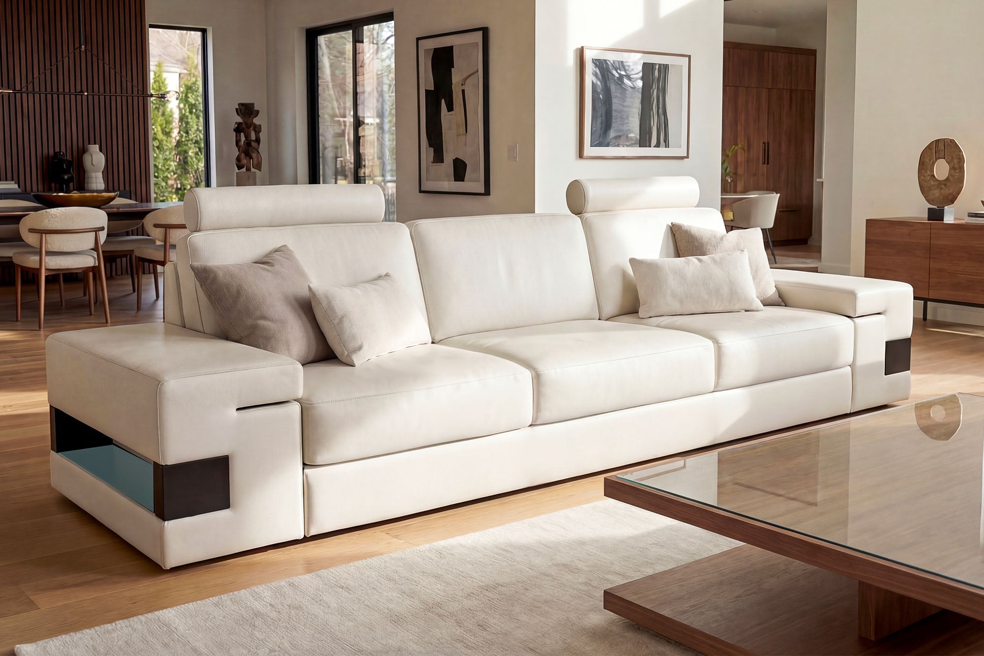 Bruno [S] Ledersofa 3-Sitzer
