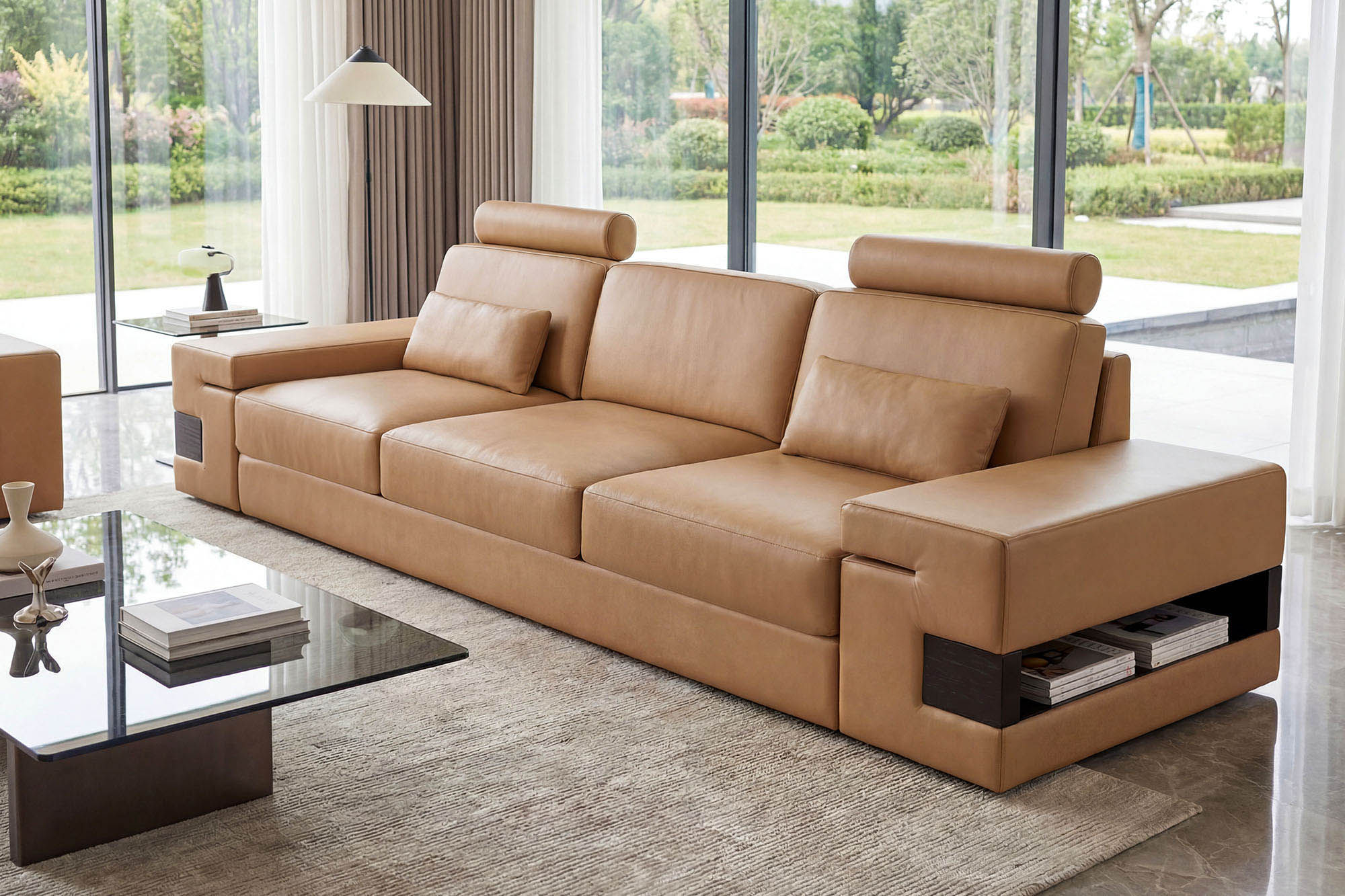 Bruno [S] Ledersofa 3-Sitzer
