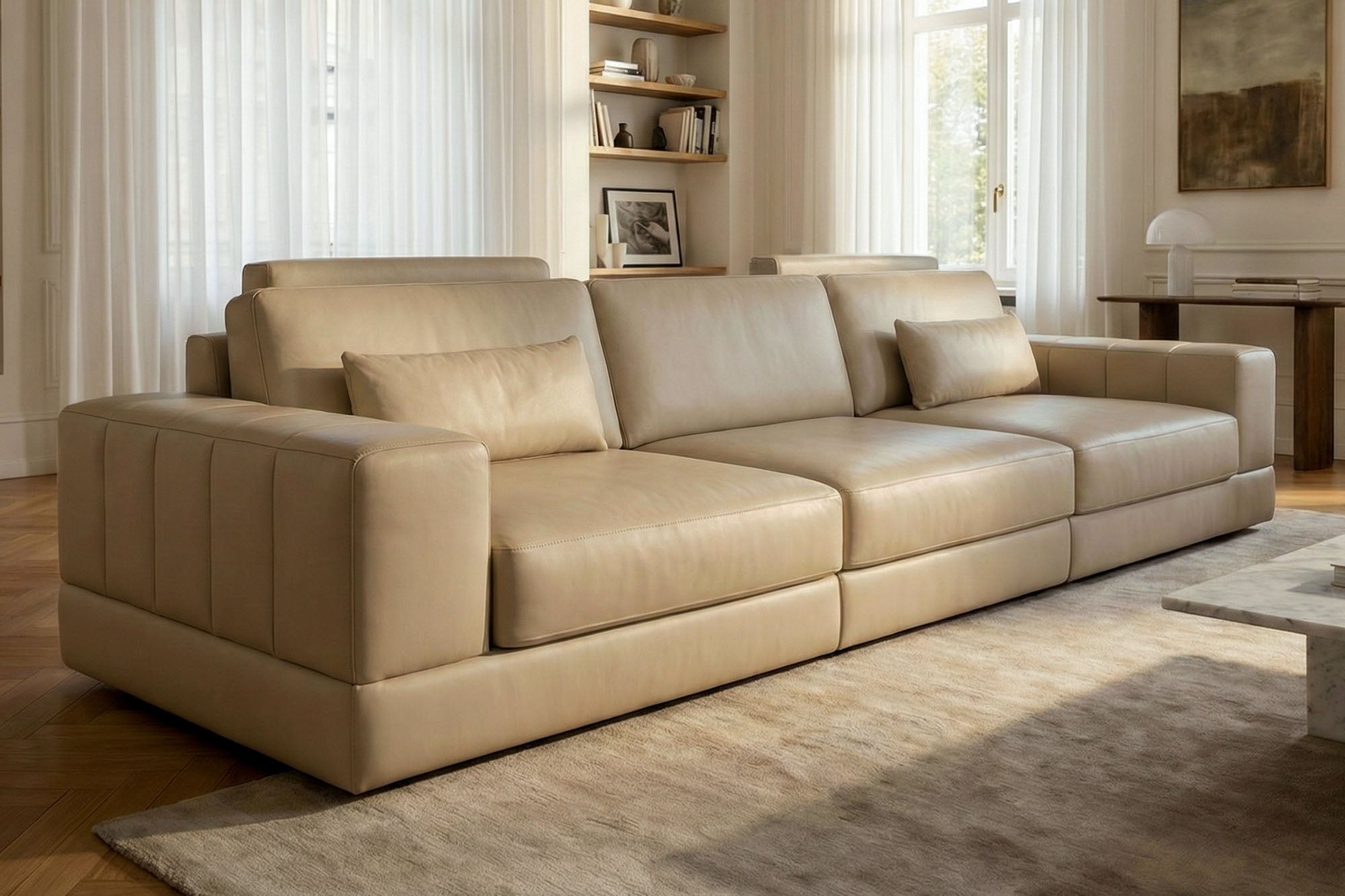 Paul [P] Ledersofa 3-Sitzer