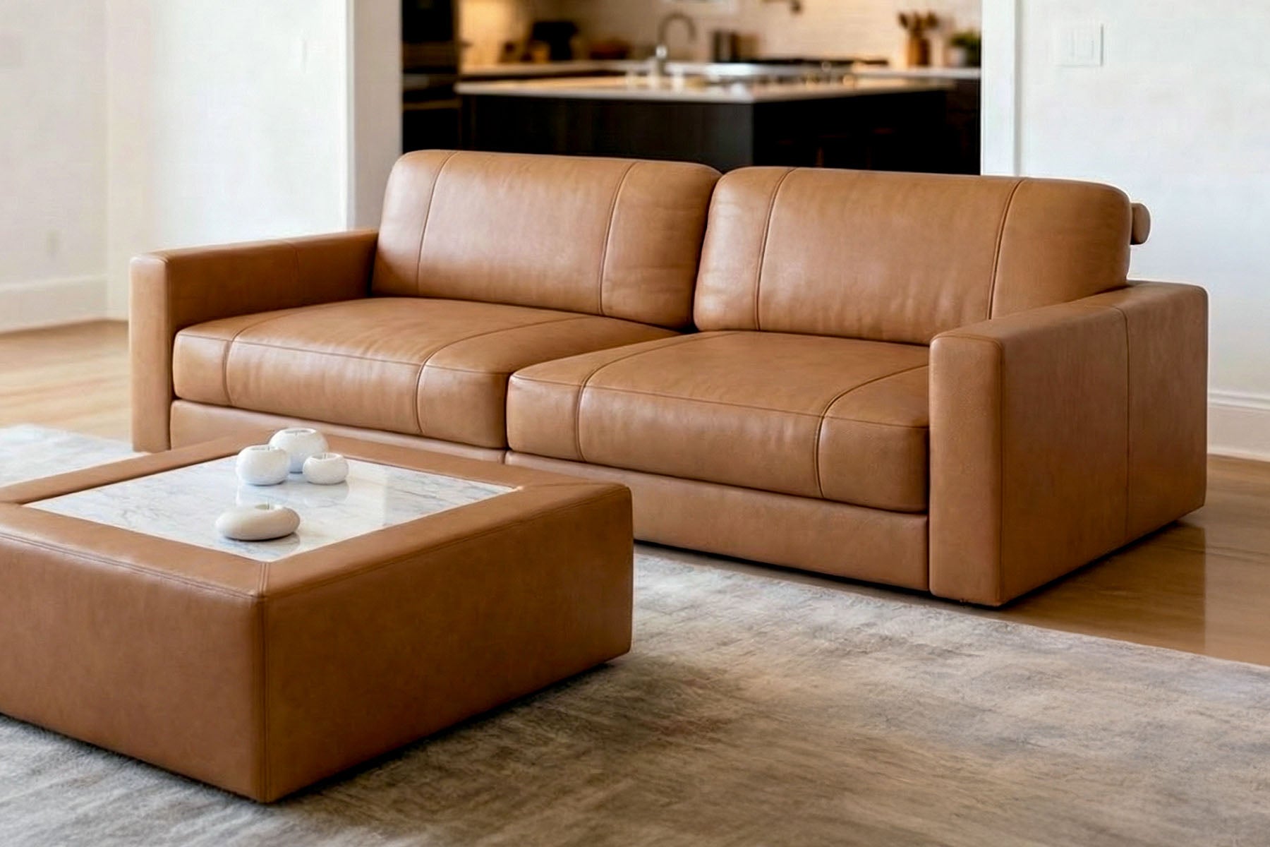 Vincent [P] Ledersofa 3-Sitzer