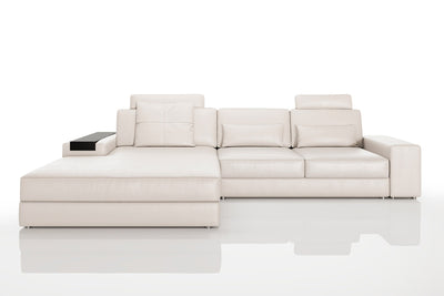 Bruno III [P] Ledersofa mit Ottomane
