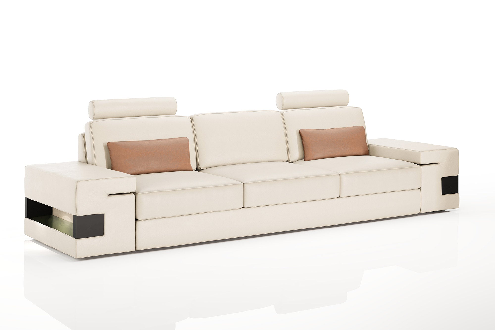 Bruno [S] Ledersofa 3-Sitzer