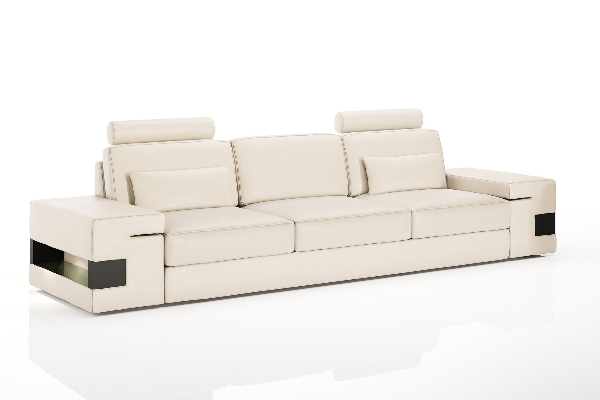 Bruno [S] Ledersofa 3-Sitzer