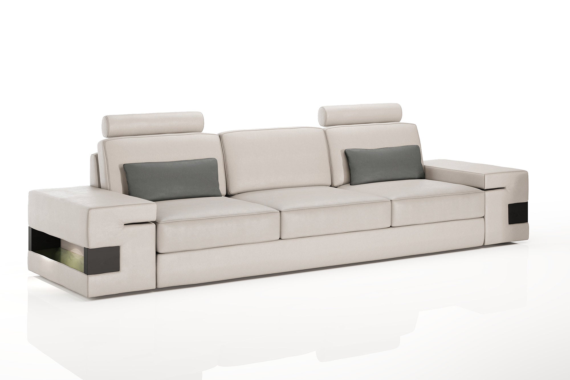 Bruno [S] Ledersofa 3-Sitzer