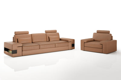 Bruno [S] Leder Sofagarnitur