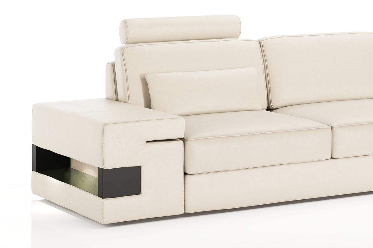 Bruno II [S] Leder Wohnlandschaft L-Form