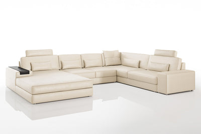 Bruno [P] Leder Wohnlandschaft U-Ottomane