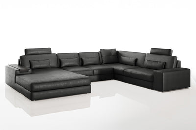 Bruno [P] Leder Wohnlandschaft U-Ottomane