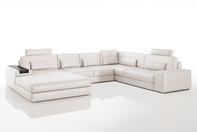 Bruno [P] Leder Wohnlandschaft U-Ottomane