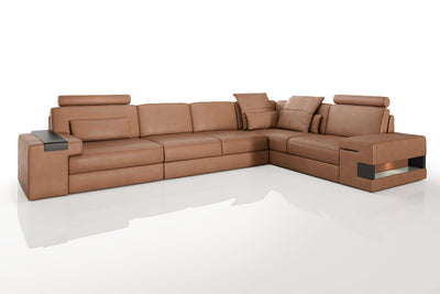 Bruno II [S] Leder Wohnlandschaft L-Form