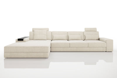 Bruno III-LG [P] Stoff Wohnlandschaft U-Ottomane