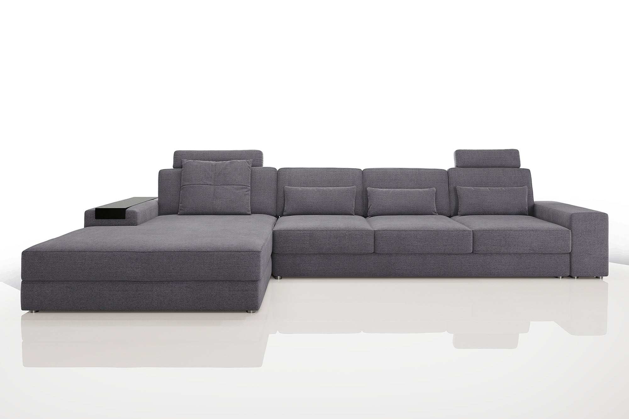 Bruno III-LG [P] Stoff Wohnlandschaft U-Ottomane