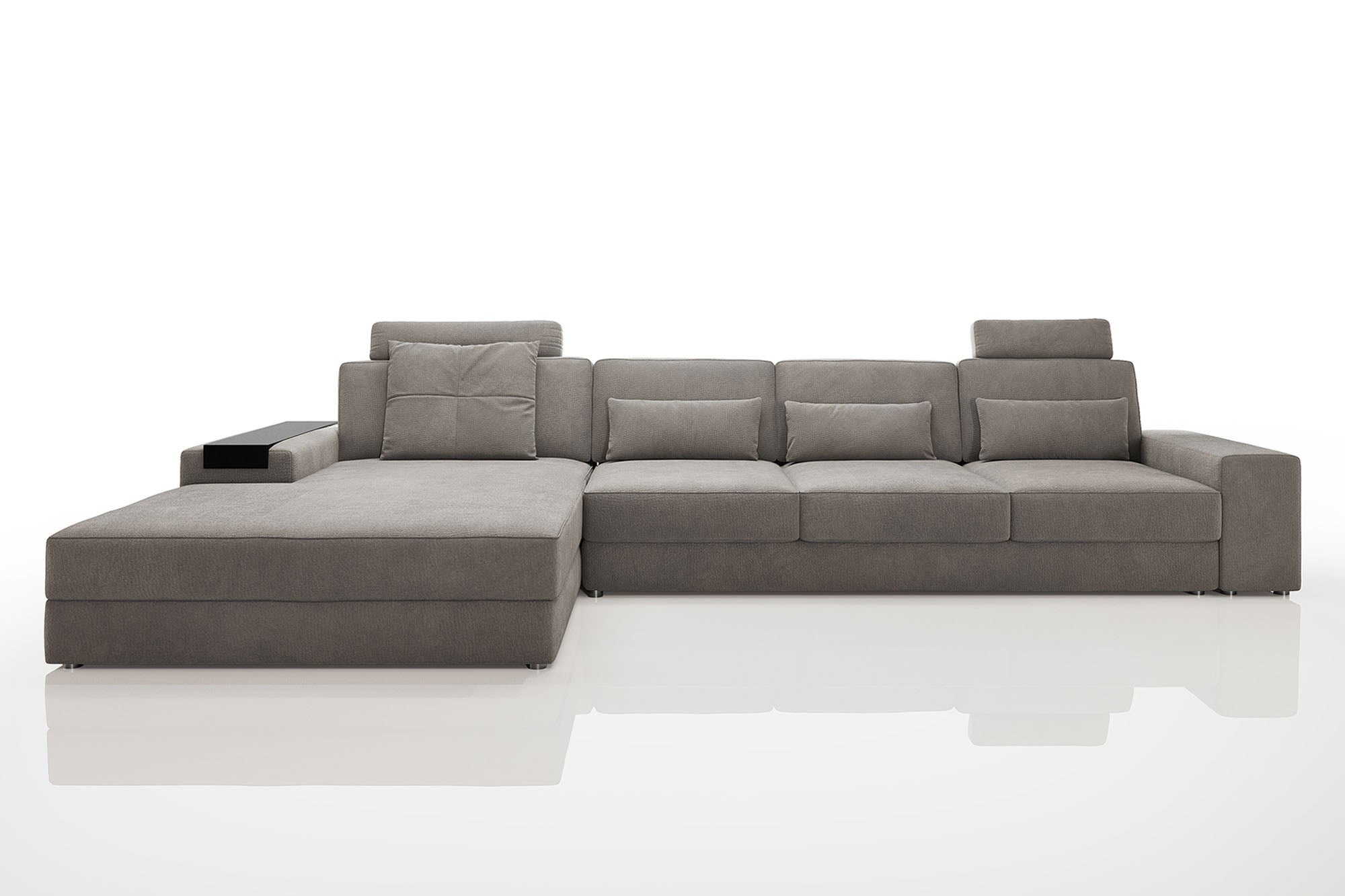 Bruno III-LG [P] Stoff Wohnlandschaft U-Ottomane