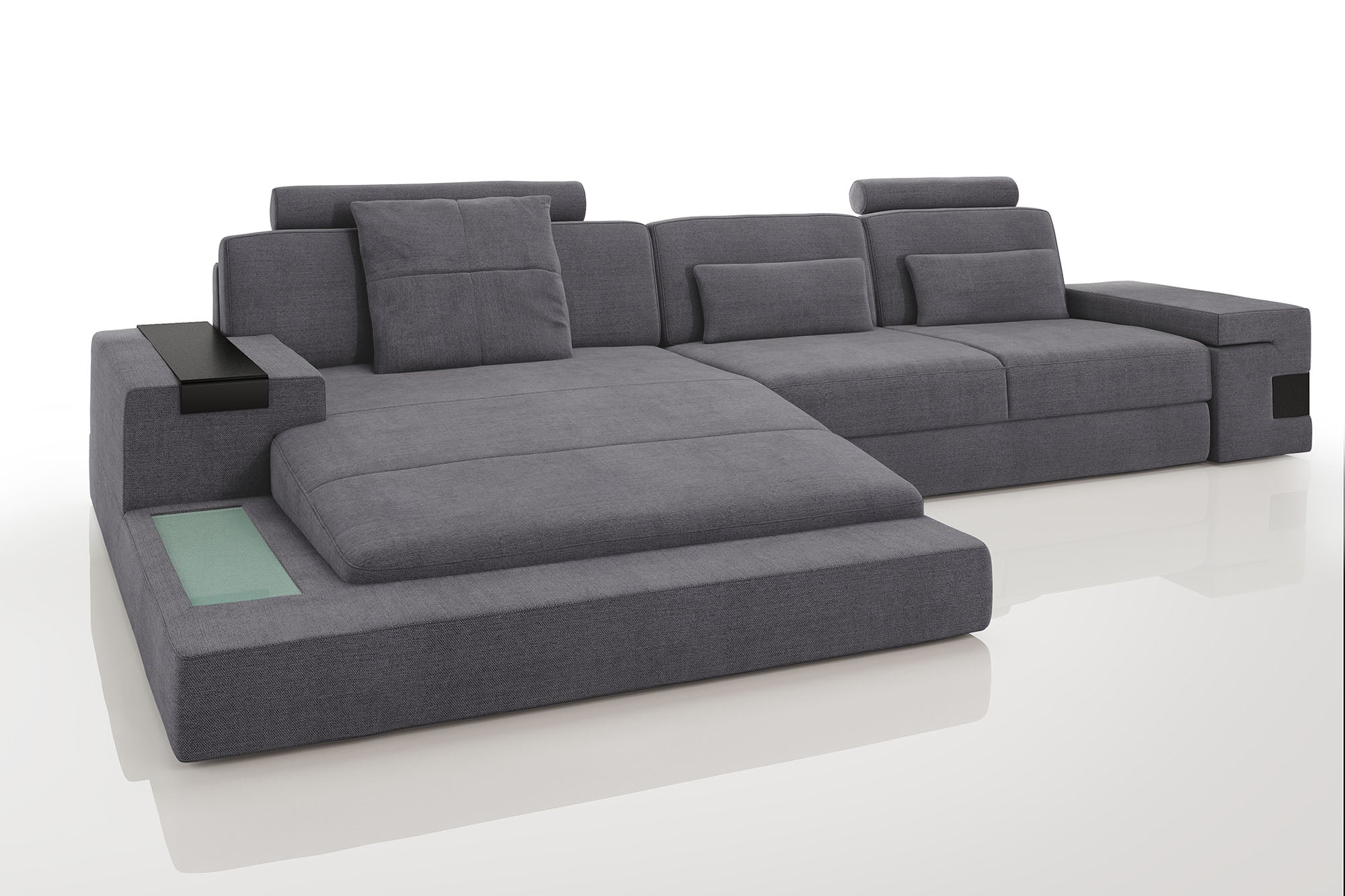 Bruno III [S] Stoffsofa mit Ottomane