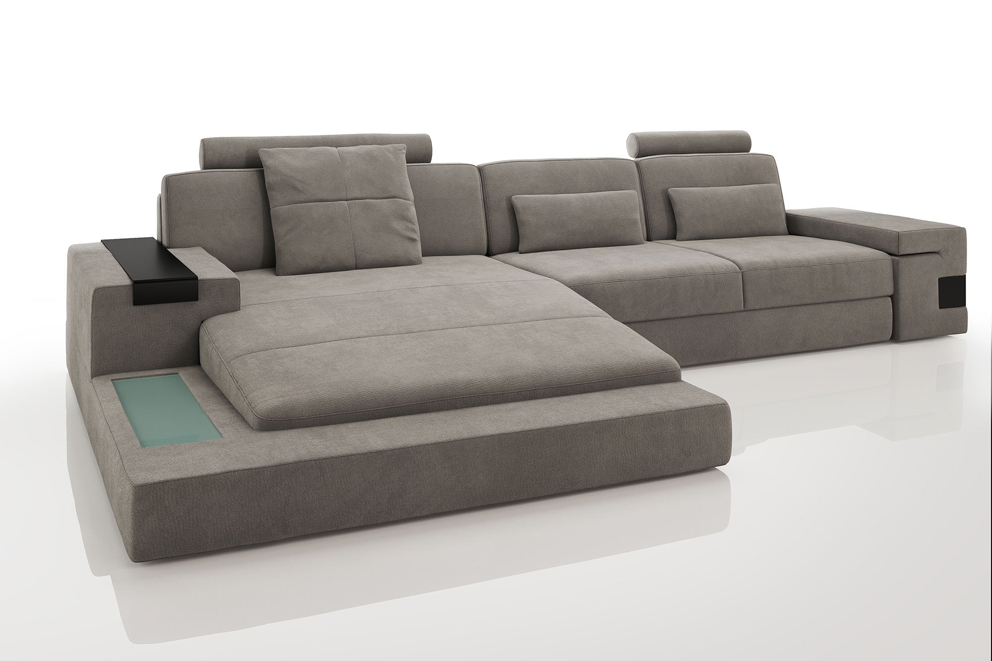 Bruno III [S] Stoffsofa mit Ottomane