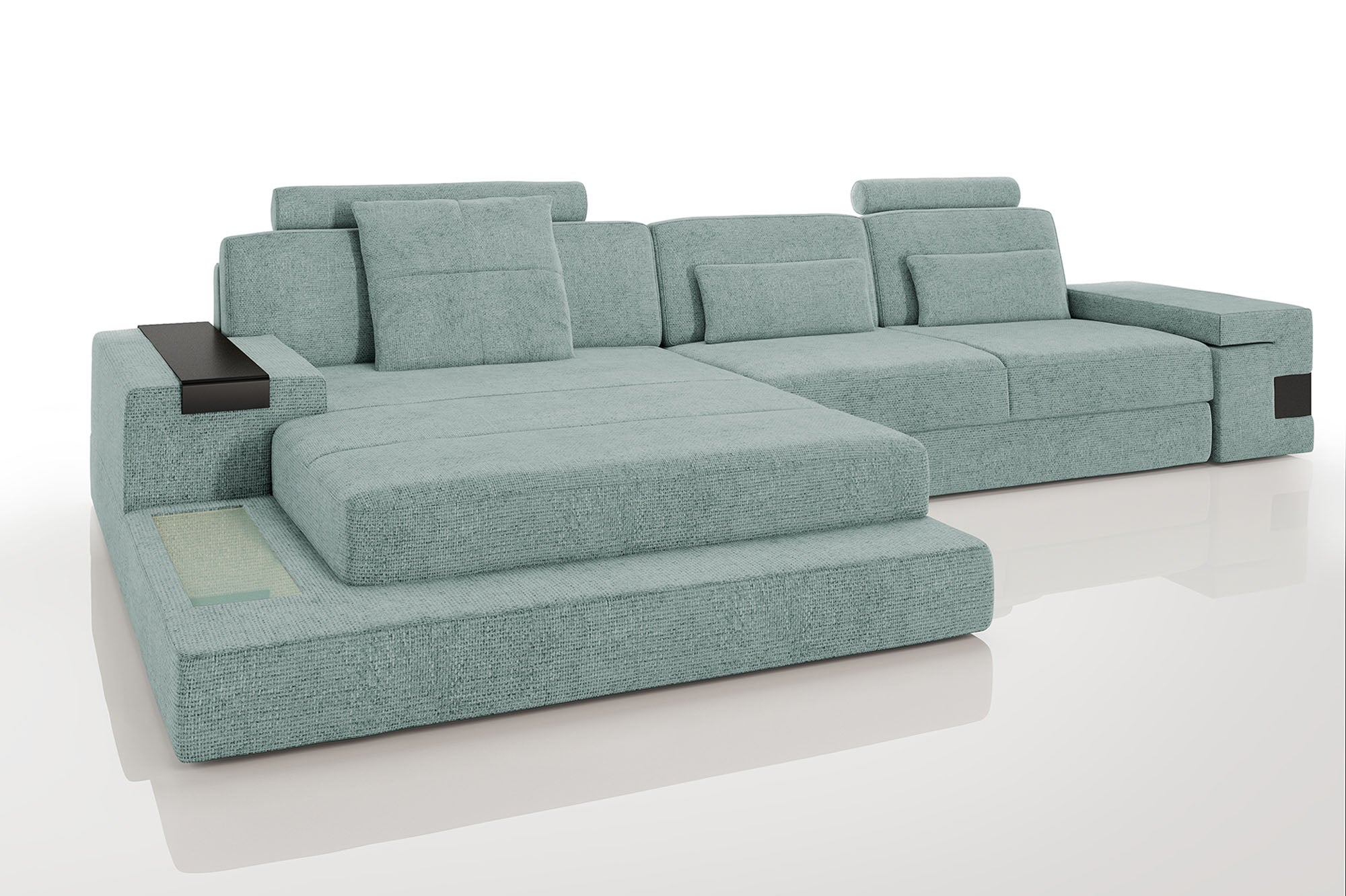 Bruno III [S] Stoffsofa mit Ottomane