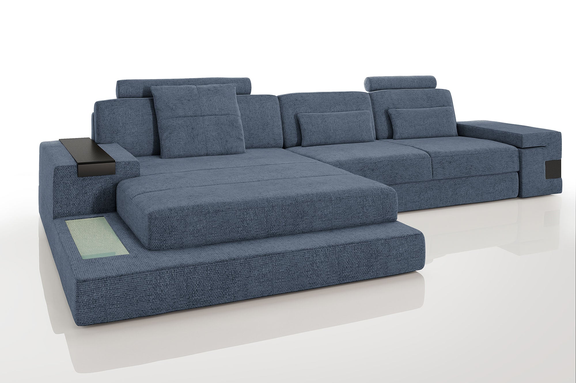 Bruno III [S] Stoffsofa mit Ottomane
